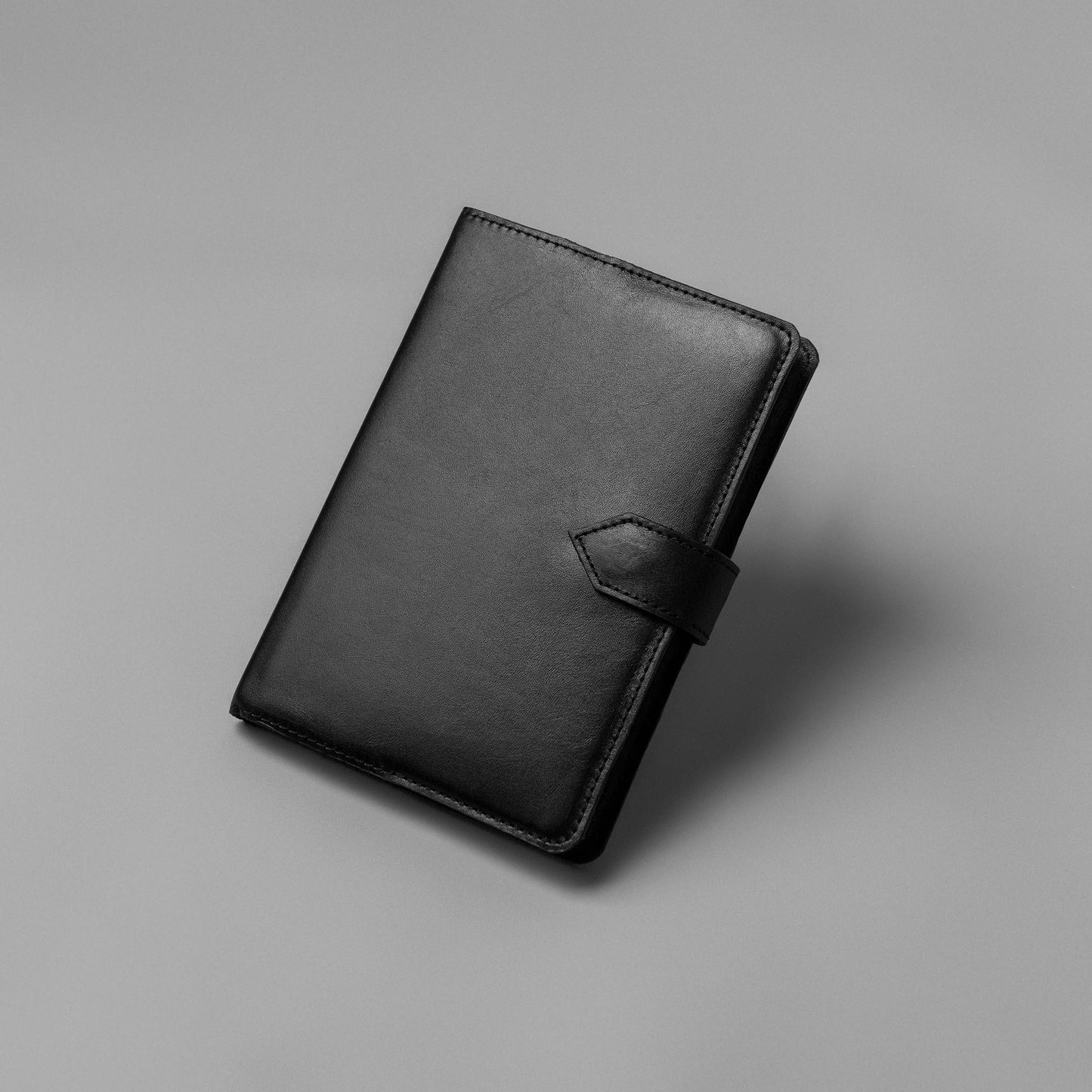 Elegant A5 Leather Notebook – Classic Black