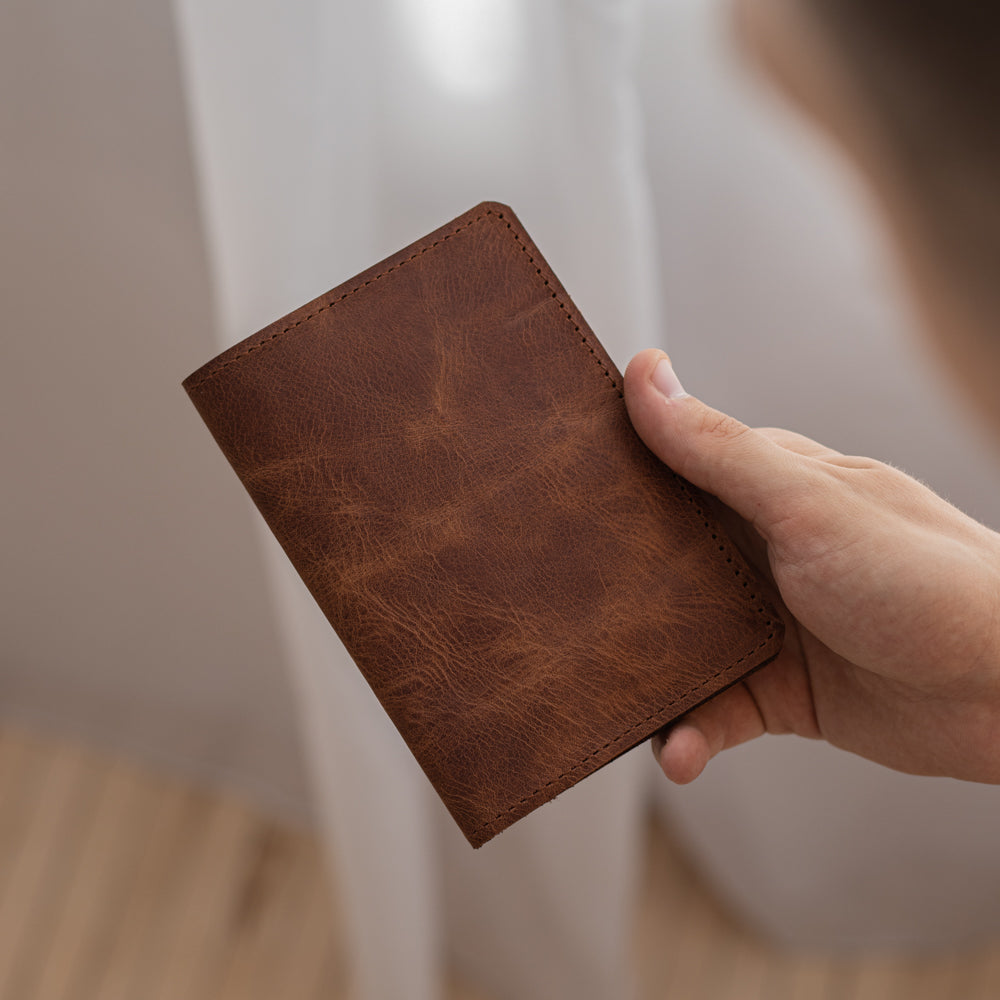 Personalized Leather Passport Cover – Royal Whiskey