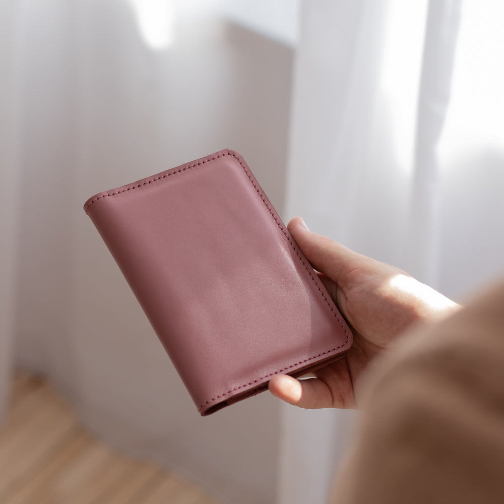 Cute Passport Holder for Two Passports - Pink