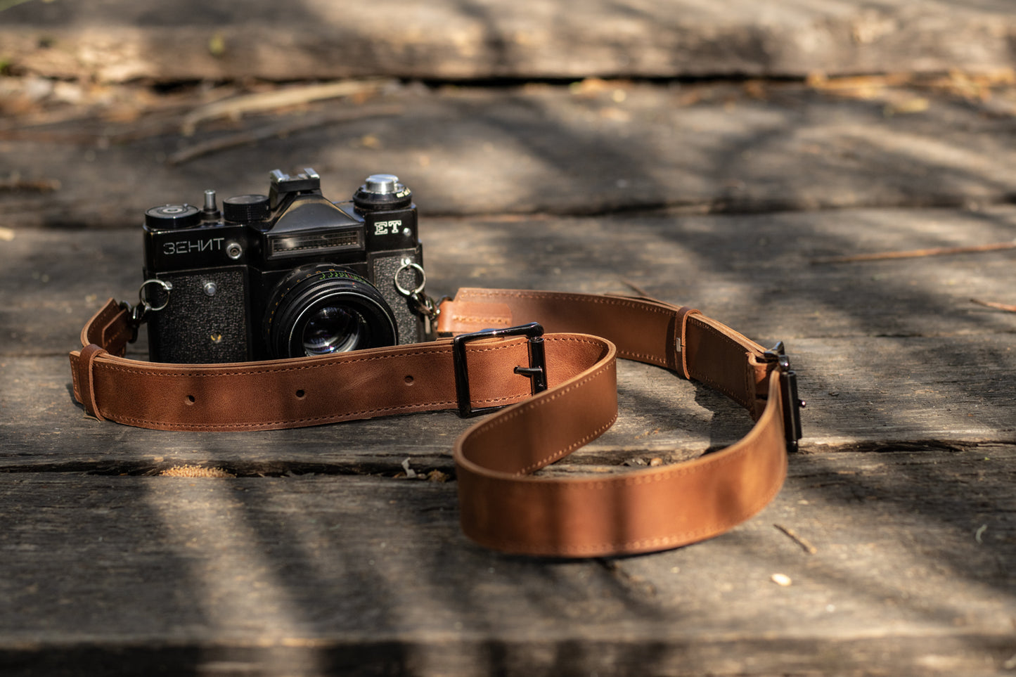 Adjustable Camera Strap - Bradley Whiskey