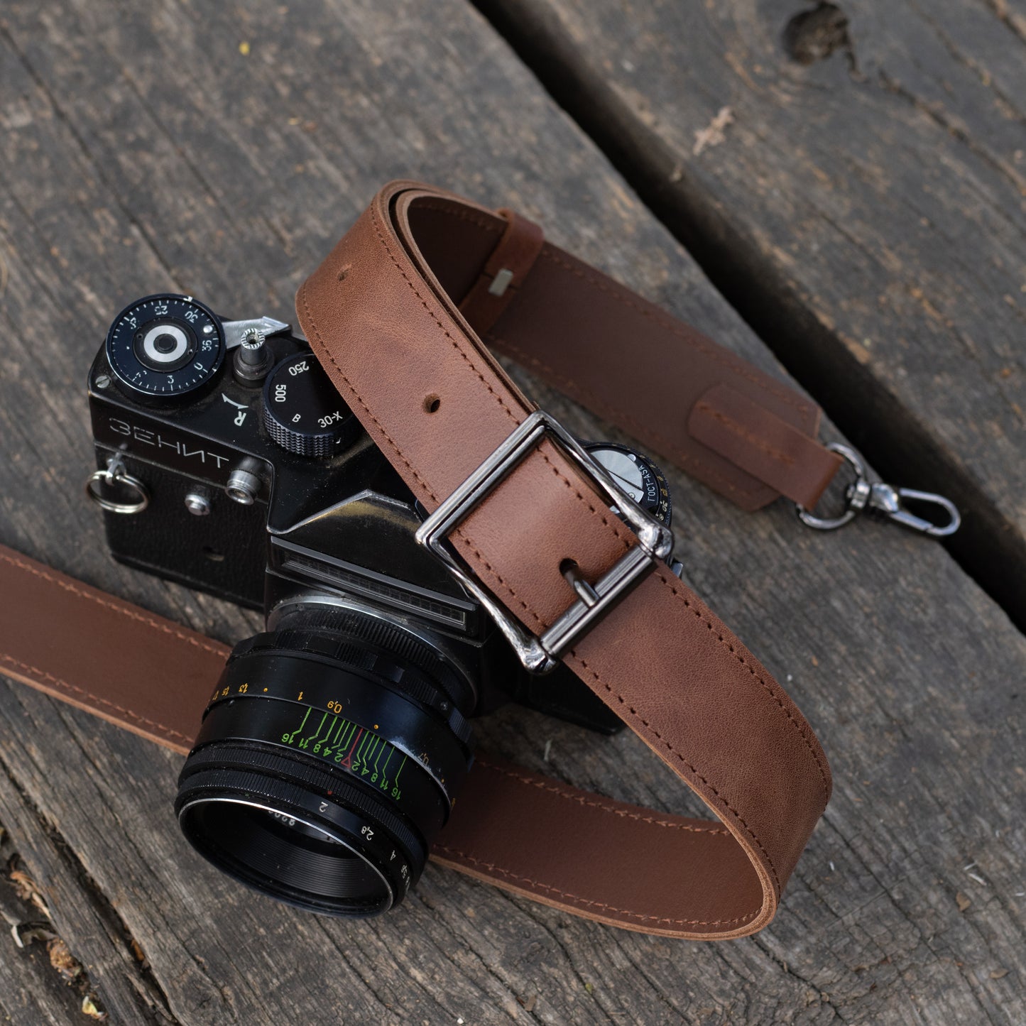 Adjustable Camera Strap - Bradley Whiskey