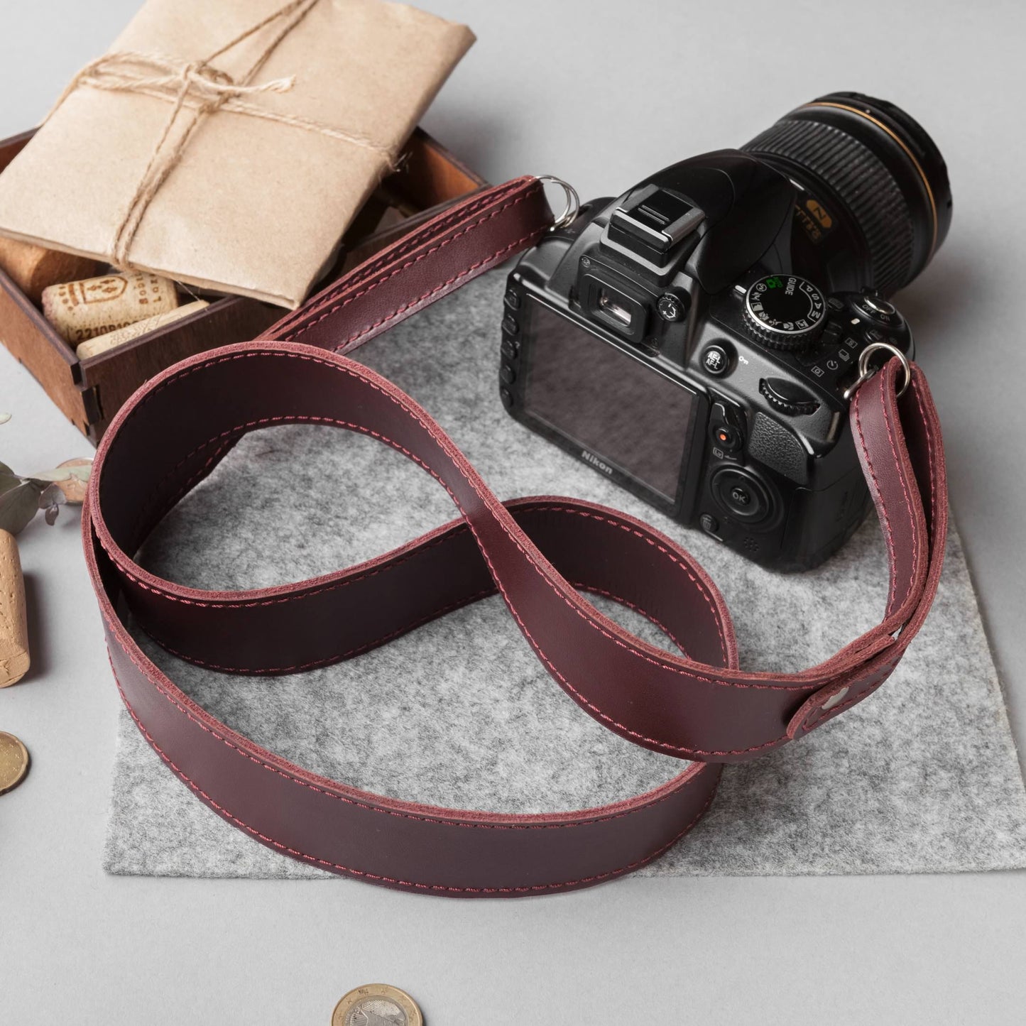 Camera Strap - Fix Marsala