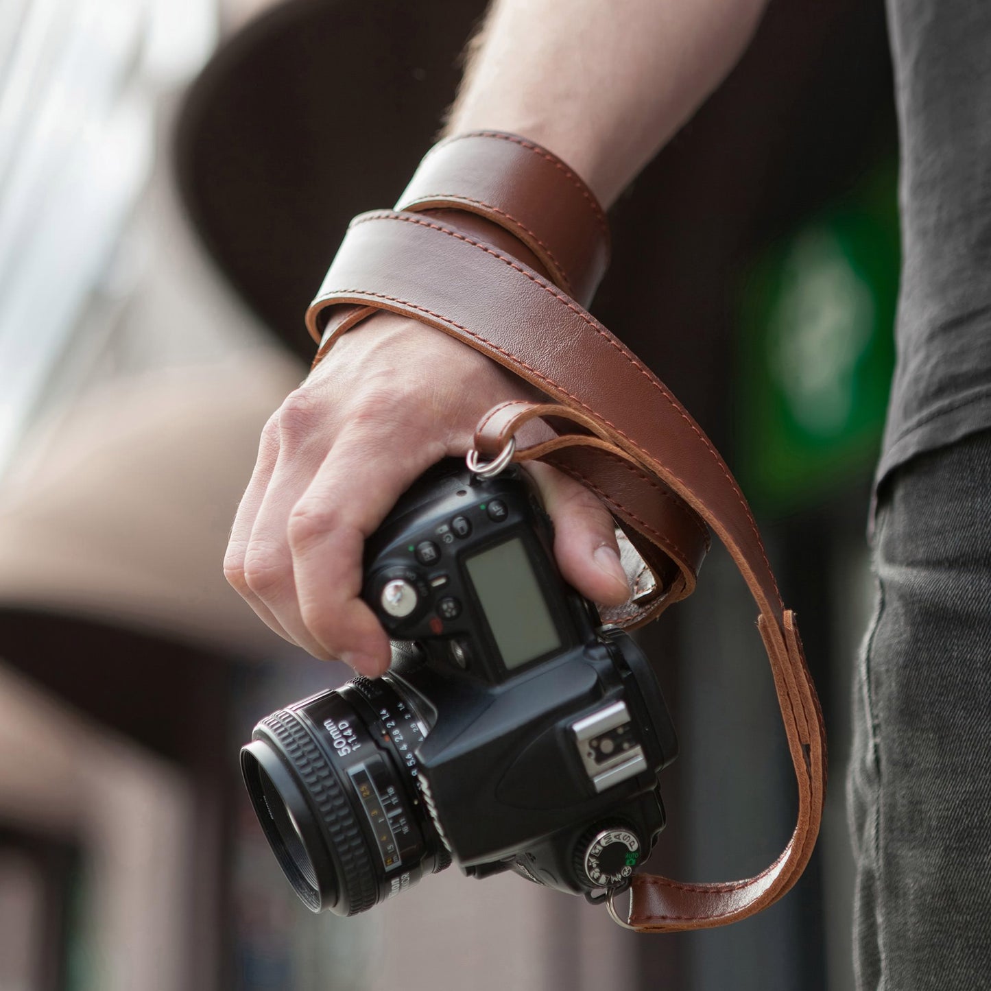 Personalized camera strap FIX Whiskey