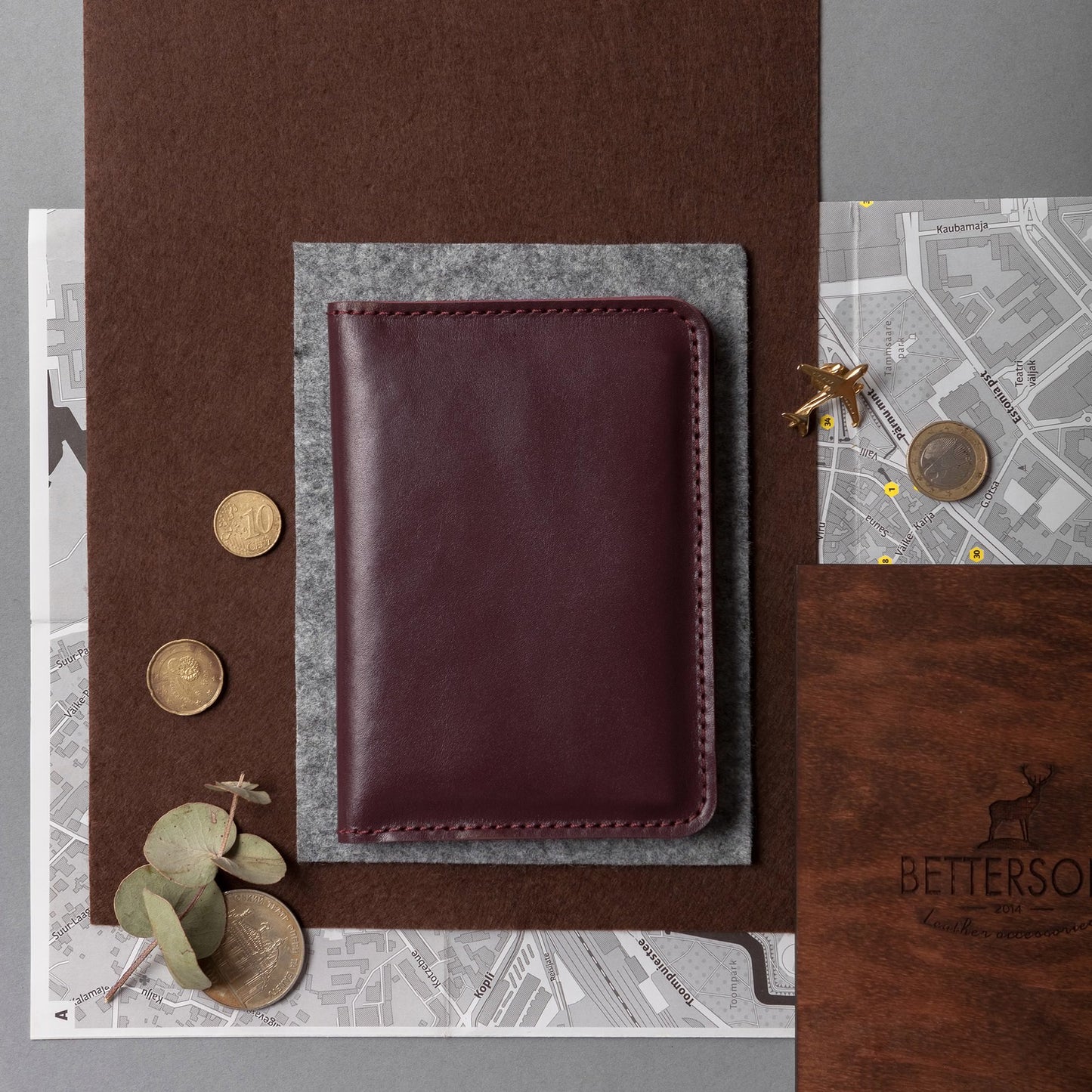 Passport wallet cape town marsala