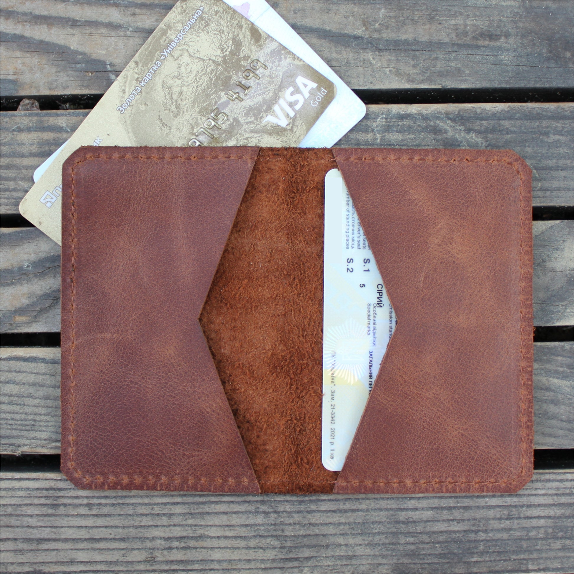 Simple Folded Card Wallet 